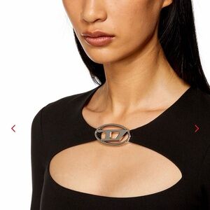 Sold Out Diesel Dress, black, long sleeve